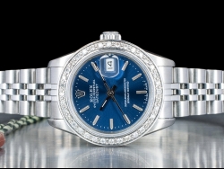 Rolex Datejust Lady 26 Blu Jubilee Blue Jeans Bezel Diamonds 69174